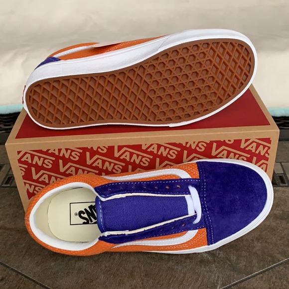 VANS OLD SKOOL P & C Royal Blue/Apricot Buff Men’s - Picture 4 of 14